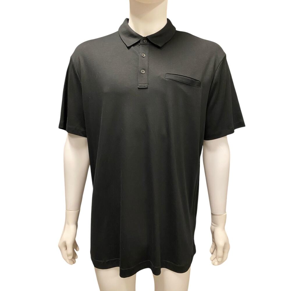 NEW! Banana Republic Polo Shirt MENS XXL Luxe Touch Performance 100% Cotton